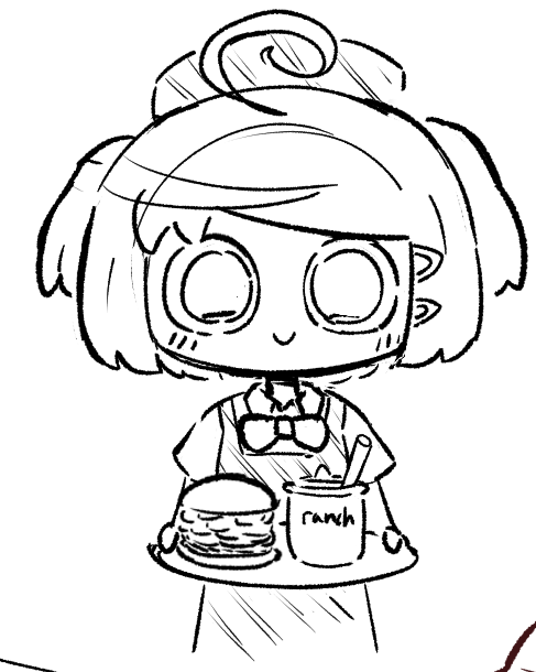 Icepopyum8's tweet photo. pickle burger and ranch for @bakeyfort 
#PPYFanart https://t.co/IjfCScGFRs