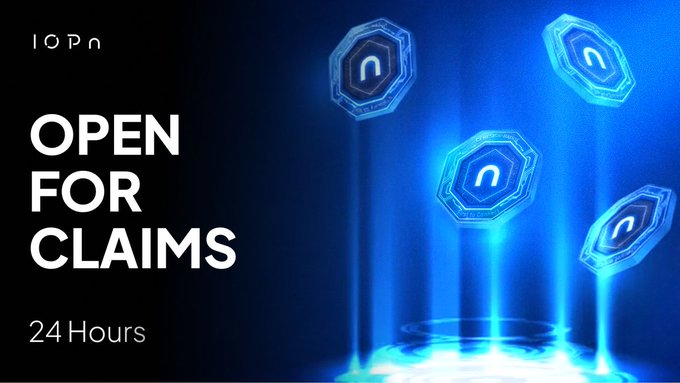 IOPn (<a href="/IOPn_io/">IOPn</a>) Genesis ⋂-Badge claim is back 🚨

Missed it earlier? You’ve got a limited 24-hour window to claim now.

⏰ Only 11 hours left
🔗 Claim here: genesis.iopn.io

Just connect your EVM wallet and complete the socials (Telegram, Discord, X).