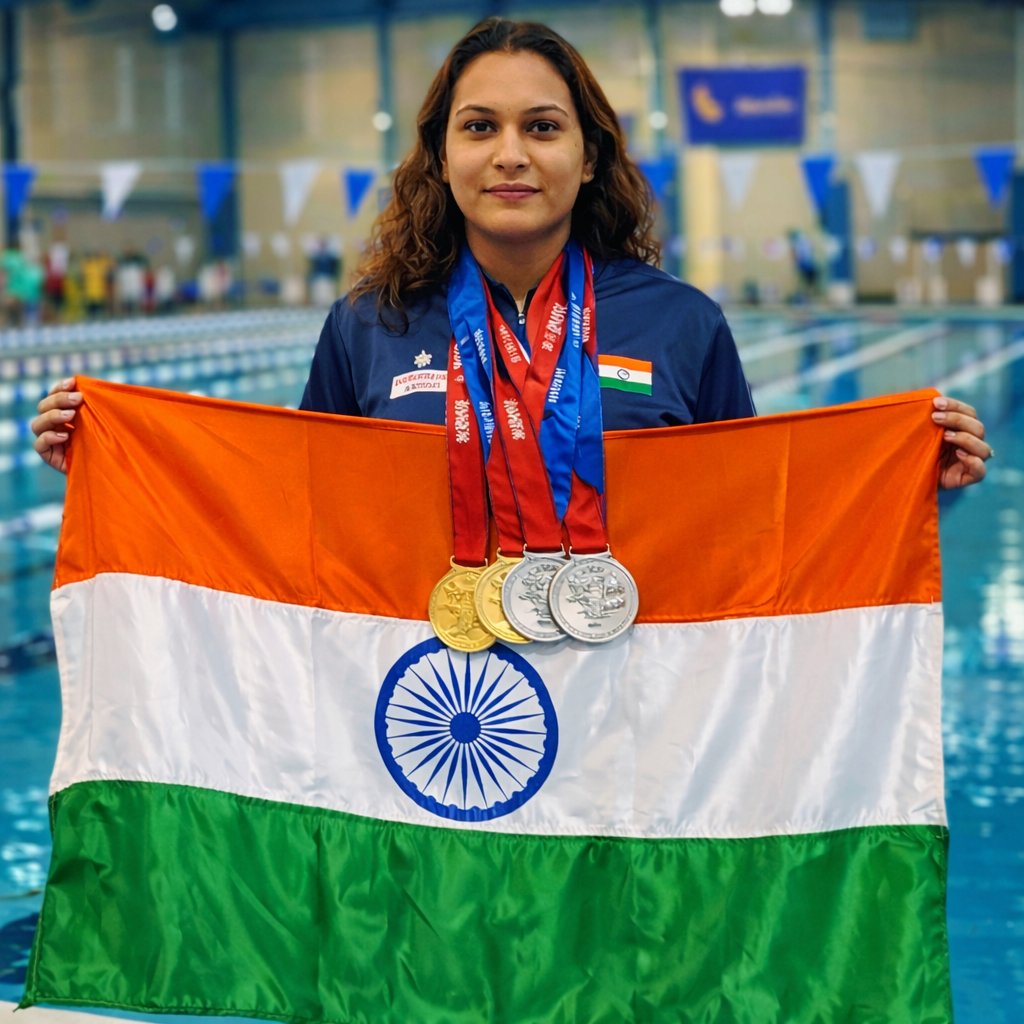 bharatfirsttv's tweet image. #सहारनपुर का नाम अमेरिका में रोशन
महिला कांस्टेबल रिया वर्मा ने
World Police &amp;amp; Fire Games (अलबामा) में 5 मेडल जीते
2 स्वर्ण | 2 रजत | 1 कांस्य
एसएसपी ने प्रशस्ति पत्र देकर सम्मानित किया।
 #PoliceAchievement @Uppolice