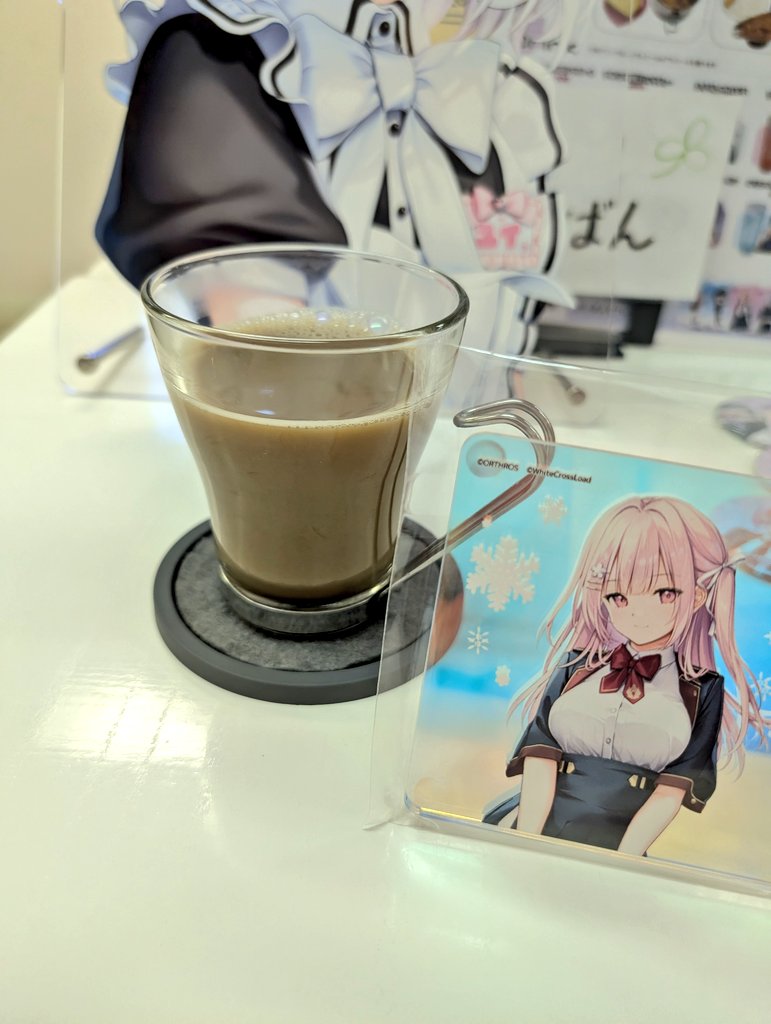 食後のミルクティーいただきました🍼
好みの甘さで身体が温まって美味しかったです😊✨ 