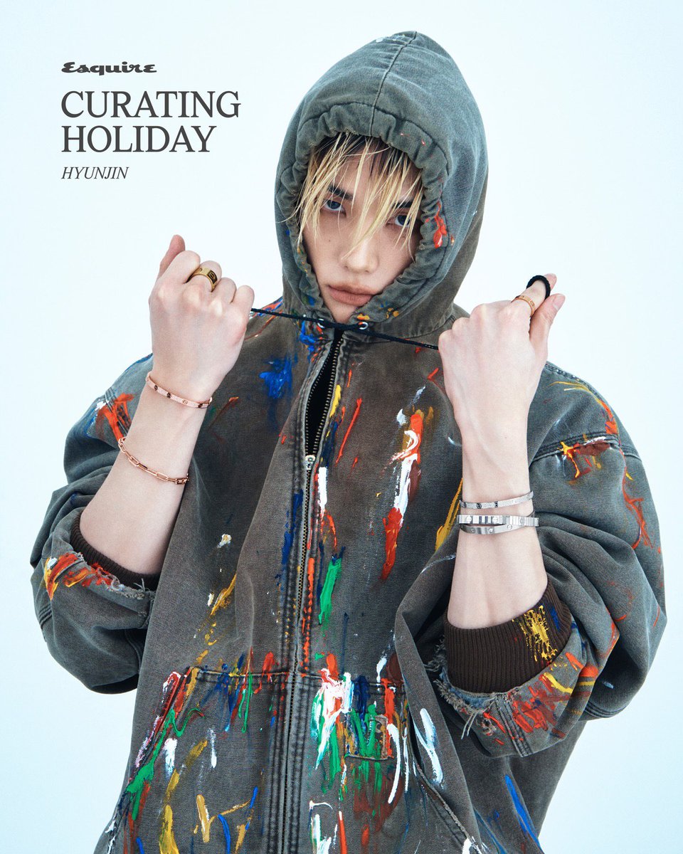 spearhyunnie's tweet image. HYUNJIN x CARTIER FOR ESQUIRE KOREA!