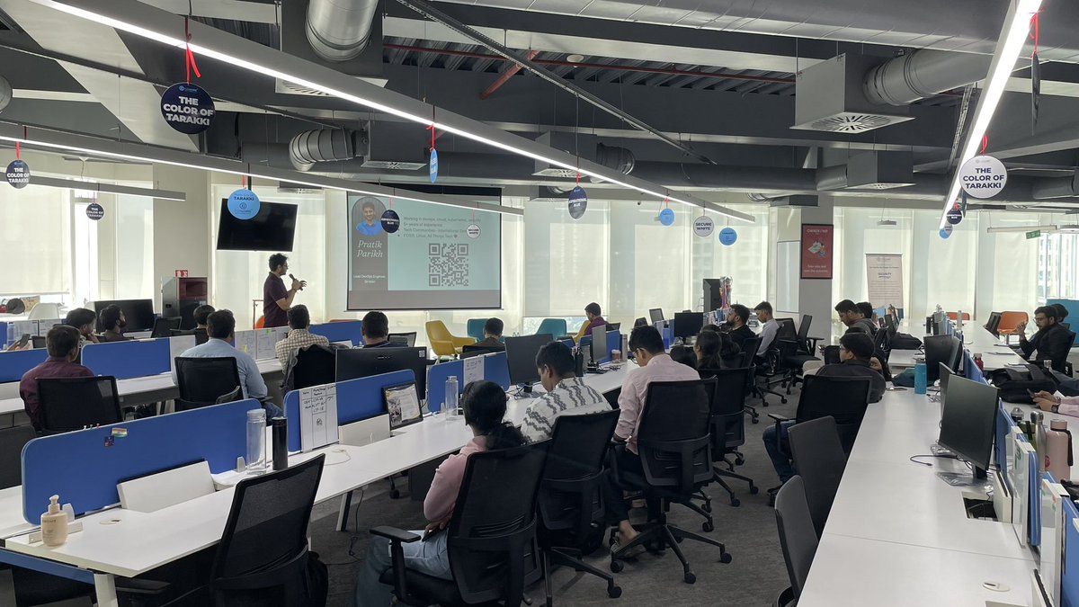 cncfthane's tweet photo. Beginning our first session with @Pizzenpast sharing insights on how containers work under the hood and how Linux namespaces power container isolation 🐧 https://t.co/FSsDXooymR