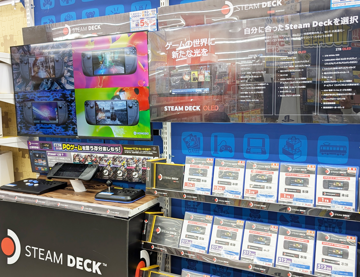 🔥入荷速報🔥 大人気ポータブルゲーミングPC 💥 Steam Deck (スチーム