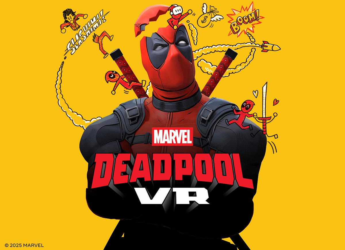 GAMERTAGVR's tweet image. Using code ‘GTVR’ will save you 20% on Marvels Deadpool VR and every game on the Quest store till the new year 💰