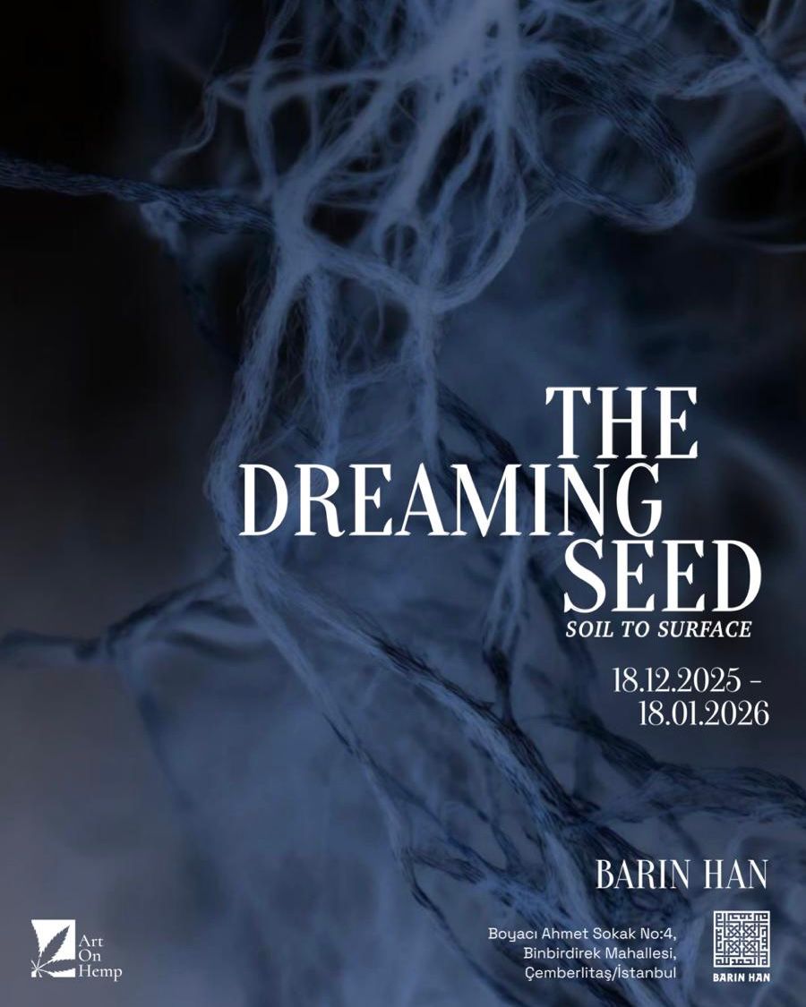 Presenting Art on Hemp 
by <a href="/earthistdao/">Earthist 🌱</a> and <a href="/kendirhemp/">kendir hemp</a>

Now open at Barın Han📍

Celebrating the bond between hemp agriculture, skilled artisanship and the world of arts 💫