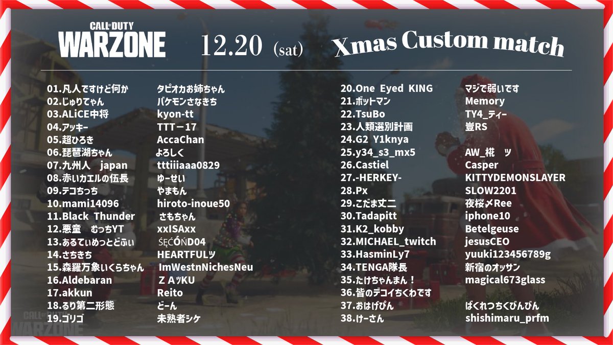 bonzinnanika28's tweet photo. 後2時間ちょいでカスタムかー
初めて主催してするとかなんか奥深いな
めちゃくちゃ助けてもらっててほんと感謝しかないわ🥹

ピッピありがとな🙇‍♂️

協賛してくれた人達ホンマにありがとうございます。

今夜のカスタム懸賞金合計72000円

ほんとーにありがとう😭

#warzone #カスタム https://t.co/f2XFYpfYXn