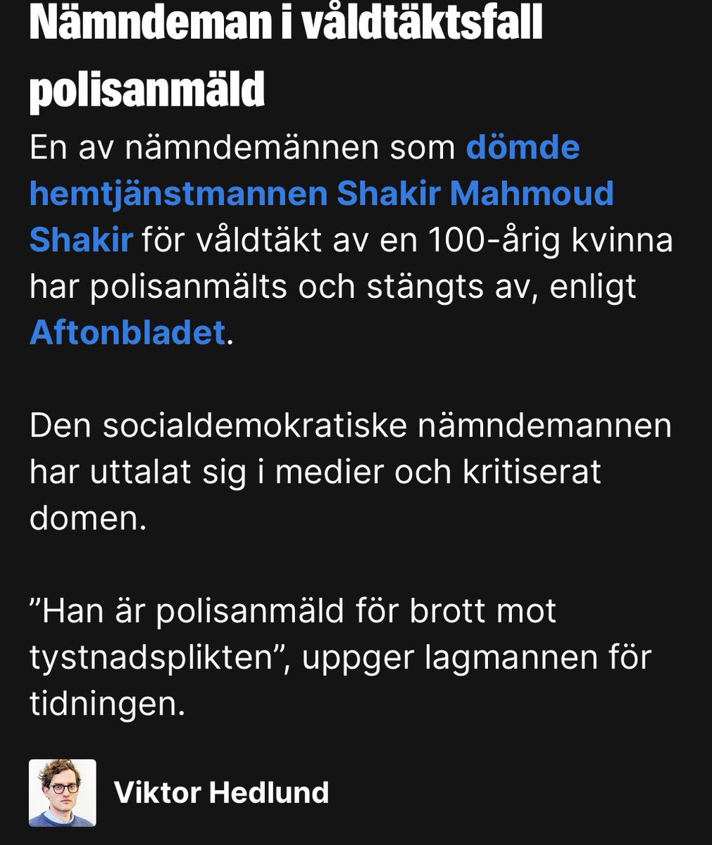 När en sosse äntligen gör nåt bra, då ska han straffas

(Yrkade på utvisning)