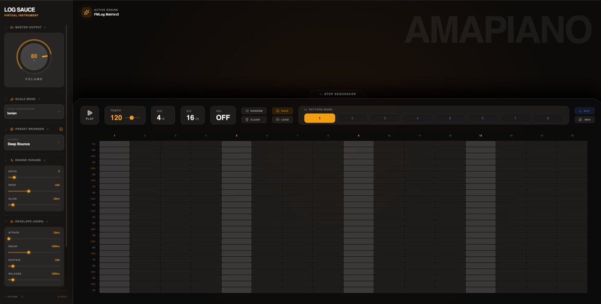 ndioai's tweet image. Log Sauce Log Drum VSTi - Amapiano Vibes All Day