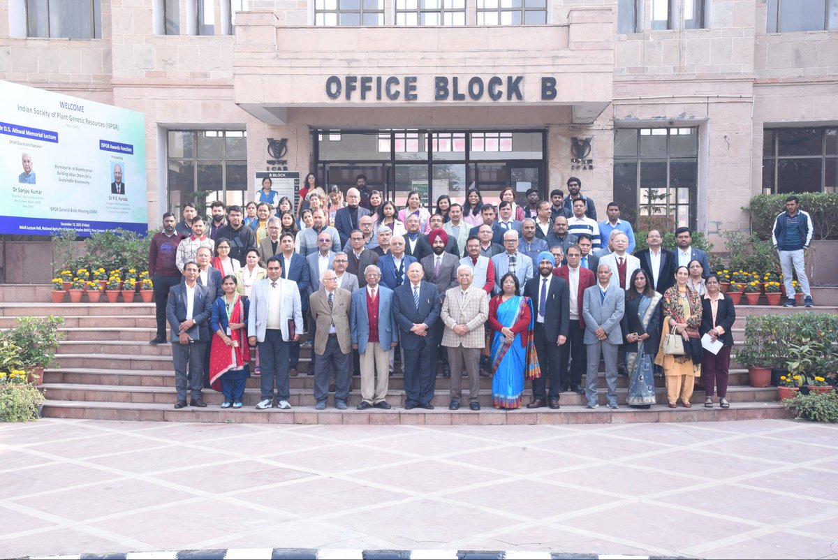 Indian Society of Plant Genetic Resources tweet media