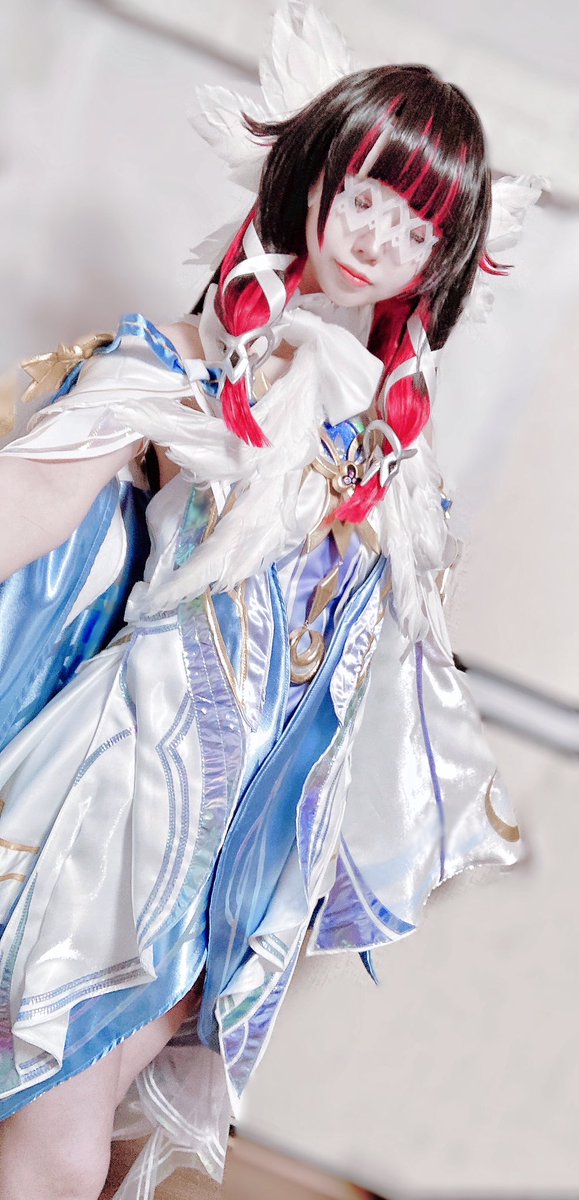 コロンビーナちゃんコスプレ 明日はこれでいるよ〜