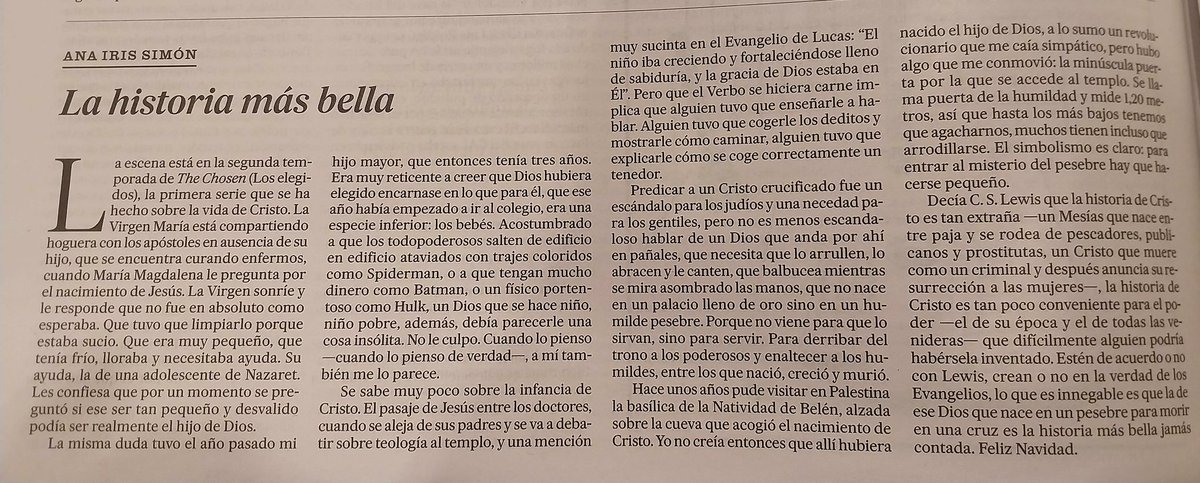 "No viene para que le sirvan, sino para servir". Doña <a href="/anairissimon/">Ana Iris Simón</a> sobre la historia más bella...