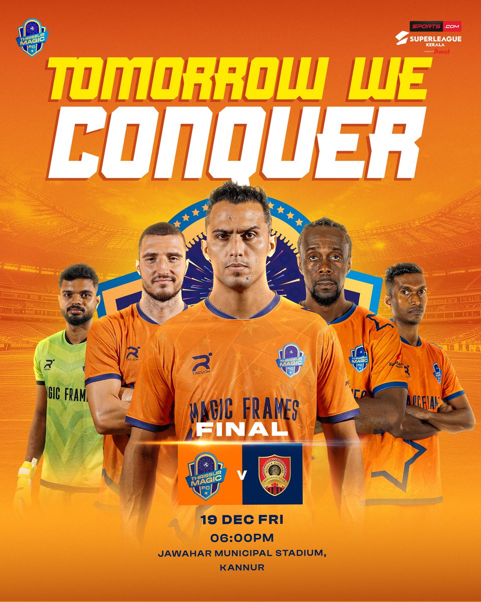 thrissurmagicfc's tweet photo. Final Mode: ON. 😤

#SuperLeagueKerala #ThrissurMagicFC
 #MagicFrames https://t.co/9Wj8onxXNq