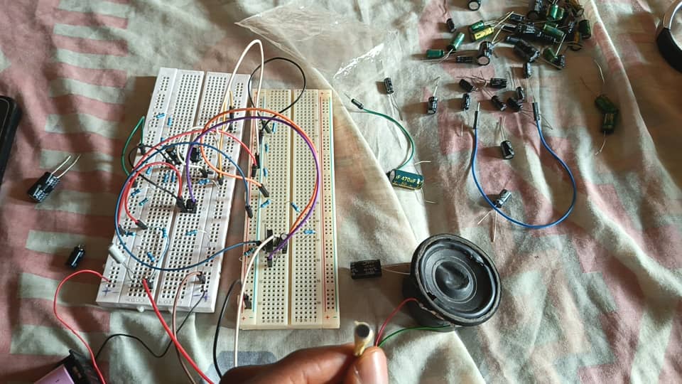 This is my audio amplifier you, the video will soon be up