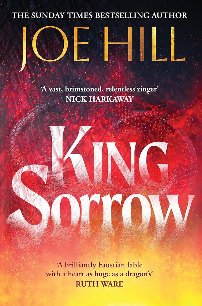 Right then, this one should see me through Christmas. #KingSorrow by that there Joe Hill. I’m heading in. Wish me luck!
