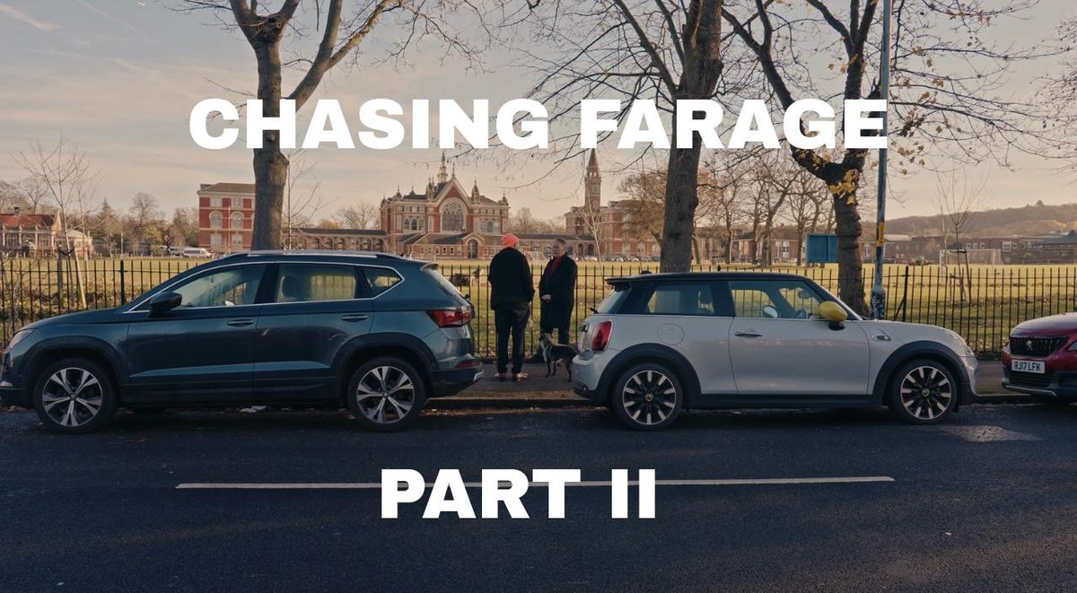 thenerve_news's tweet image. 🎥 Chasing Farage, part two!
@johnsweeneyroar is back on the trail of the Reform UK leader, looking into the long history of racism allegations against him. He visits Dulwich College and meets journalist Michael Crick, who first confronted Farage on the subject over a decade ago