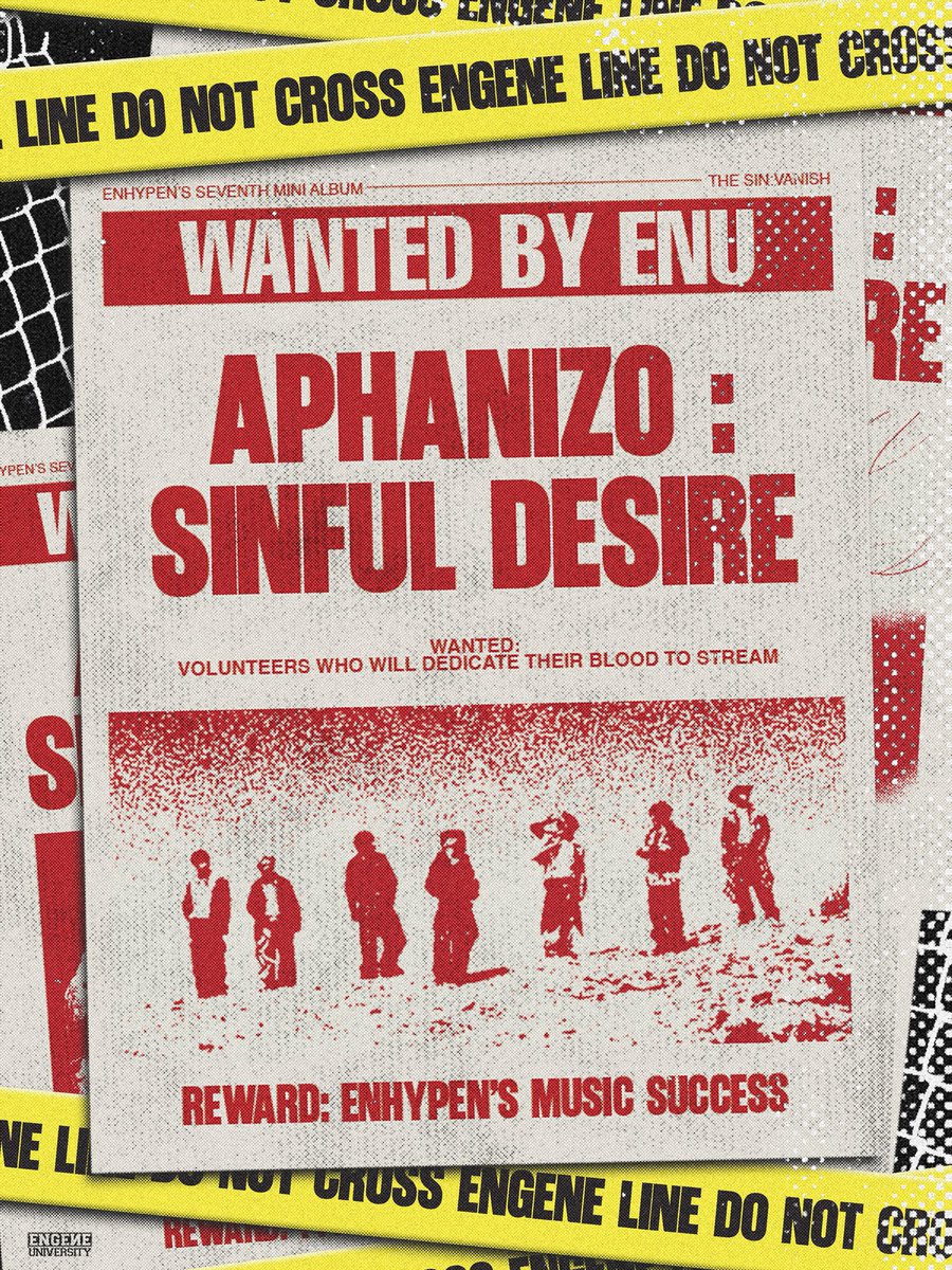[#ENU_Digitals] Aphanizo Sinful Desires ⛓️ 🌑

Calling all dedicated ENGENEs! 📢

ENGENE UNIVERSITY is officially enrolling its Streaming Class of 2026 for the most crucial streaming project of the season! 🎵

We are seeking passionate Volunteer Streamers to join our dedicated