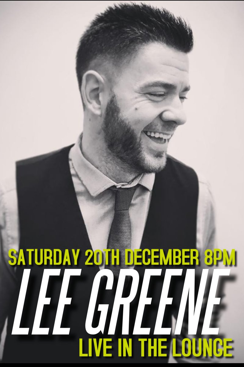 OakdaleRFC's tweet image. Join us tonight as MR ENTERTAINMENT, Lee Greene returns to entertain the masses for our special Christmas Warm Up LIVE IN THE LOUNGE. All starts at 8:00PM. Don't miss out! #LiveMusic #LeeGreene #LoungeVibes
