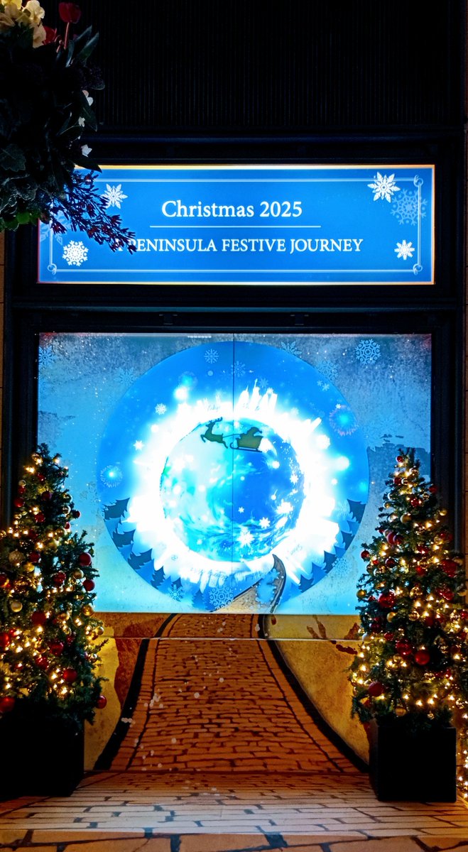 🎄✨ペニンシュラホテルのPの文字が無くなっていた😉！