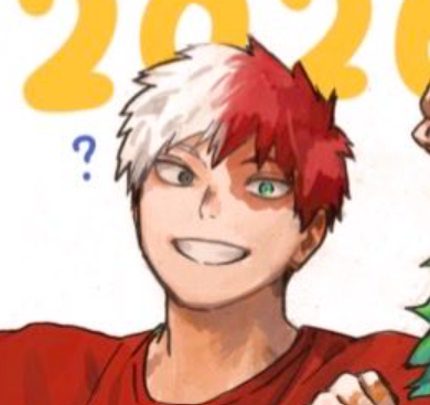 His chin went back to its normal shape. Round Shoto redemption.