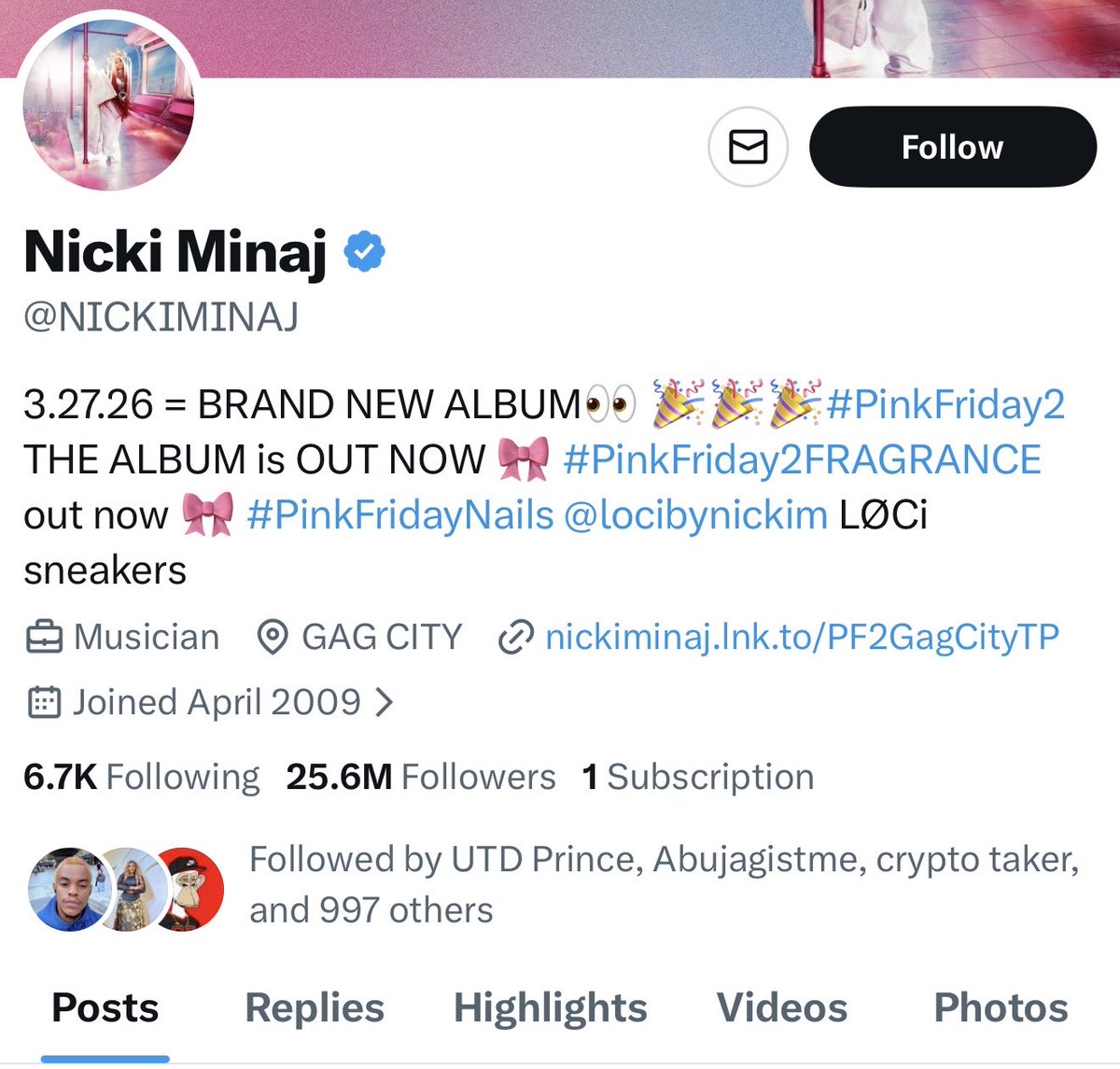 JalisaAvari's tweet image. WOW ✨I noticed @NICKIMINAJ 🎶 Unfollowed me 👏so I unfollowed her back. 🎤 Does anyone know if we are beefing? ☕️Drop the Tea😛