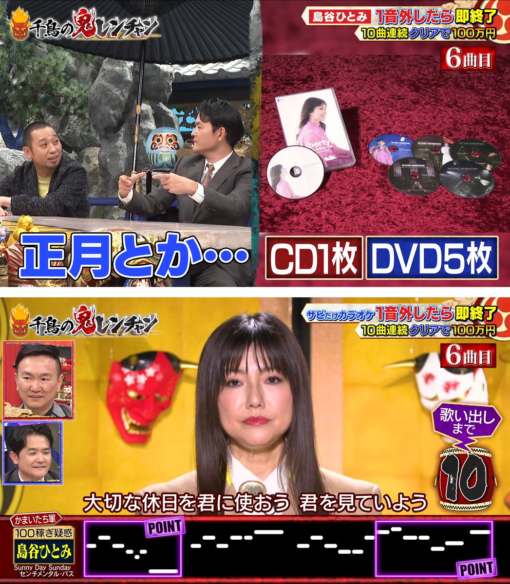 正月三が日は『#島谷ひとみ』三昧 🎵大切な休日を君に使おう 君を見