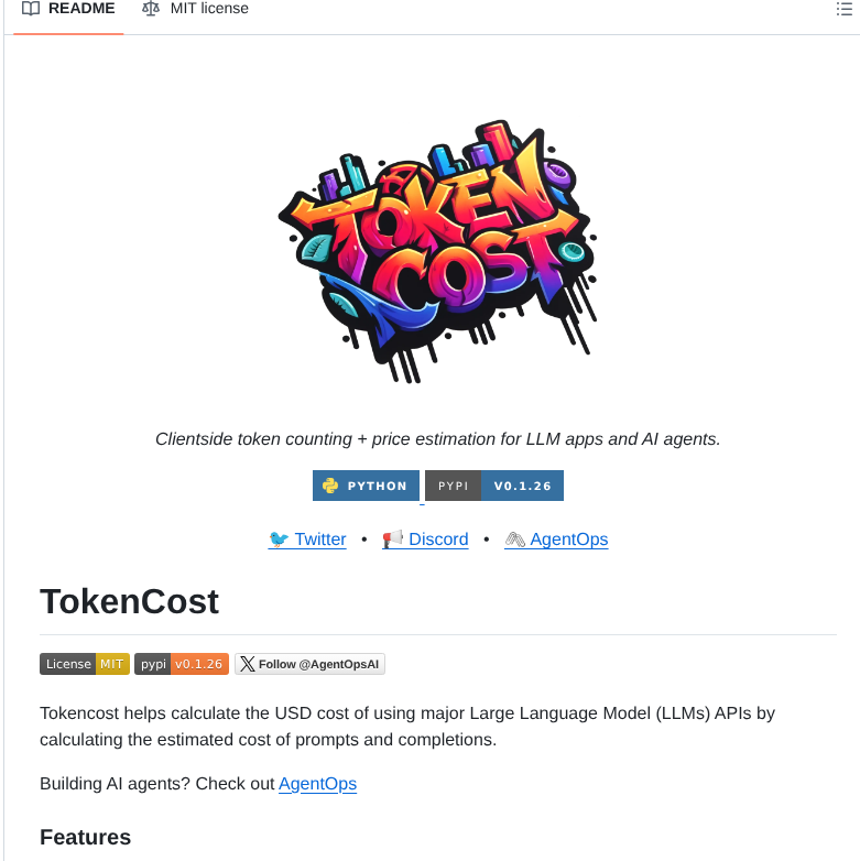 tom_doerr's tweet image. Estimates USD cost for LLM prompts and completions

github.com/AgentOps-AI/to…