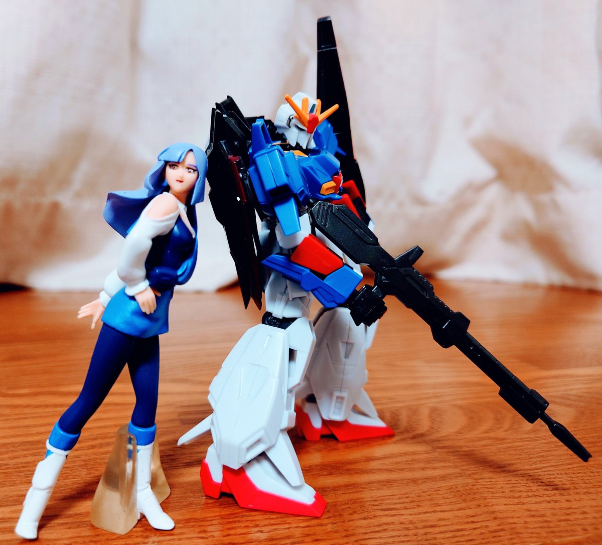 Zガンダム＆ルー・ルカ #GフレームFA #MSZ006 #HGIF
