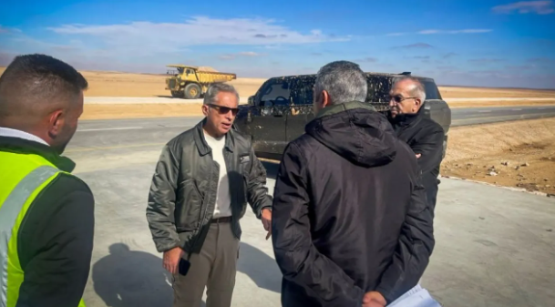 حسّان يتفقد أعمال البنية التحتية التي بدأت في مشروع مدينة عمرة 