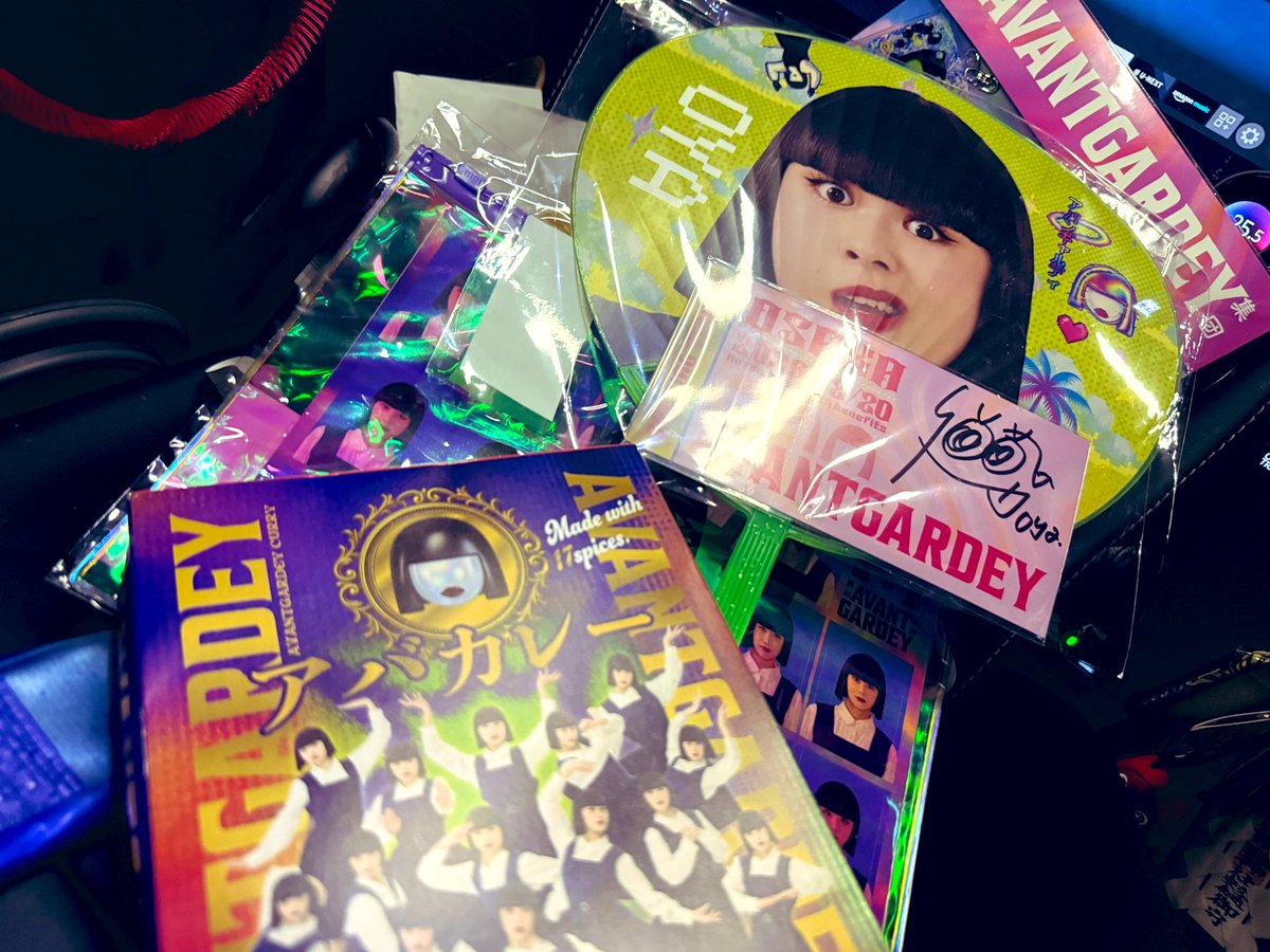 アバディ万博 #アバンギャルディ oyaちゃんサインチケットと最前列神引