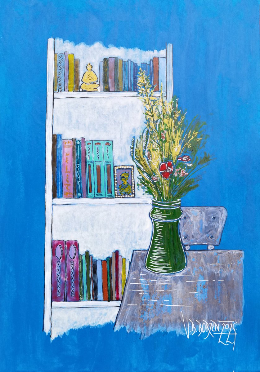 Borjen's tweet image. 'The Background of Her Life and What We Hold'

[18-20 December 2025]
44x30cm

watercolour, acrylic and ink on paper

#contemporarypainting #contemporaryart #inkonpaper #watercolour #penandbrush #dippen #praha #brno #painting #vbborjen