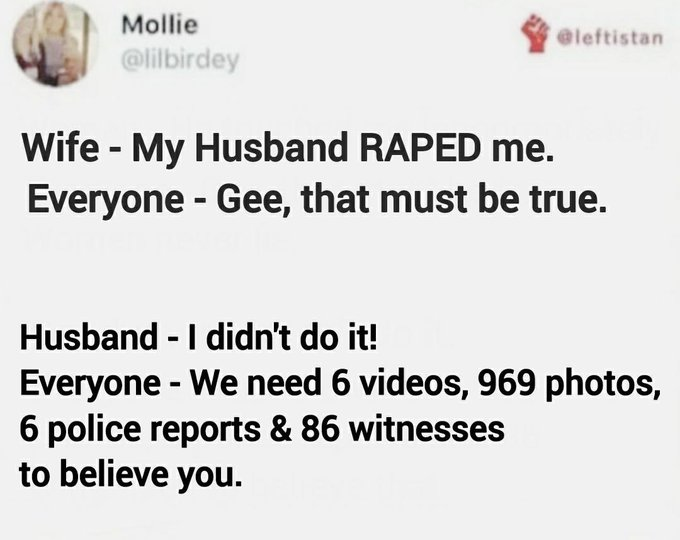 One allegation is enough to convict a man in public.
A thousand proofs aren’t enough to clear him.
This isn’t justice.
This is presumption of guilt based on gender.

Believe evidence — not narratives.
Due process is not misogyny. It’s justice.

#MenToo #DueProcess