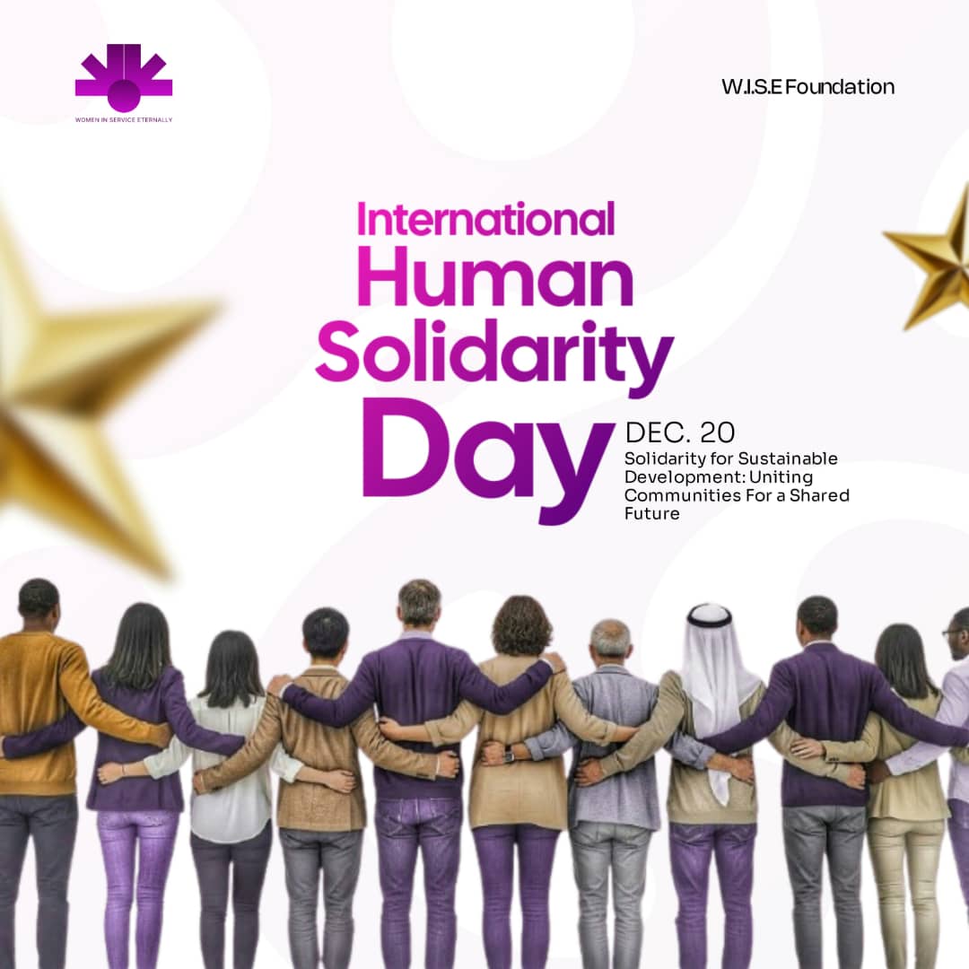 WISEFOUNDATION2's tweet image. 🌍🤝 On International Human Solidarity Day, we celebrate unity, compassion, and shared humanity.

Together, we can build a fairer, stronger world.
#HumanSolidarityDay  #TogetherWeRise