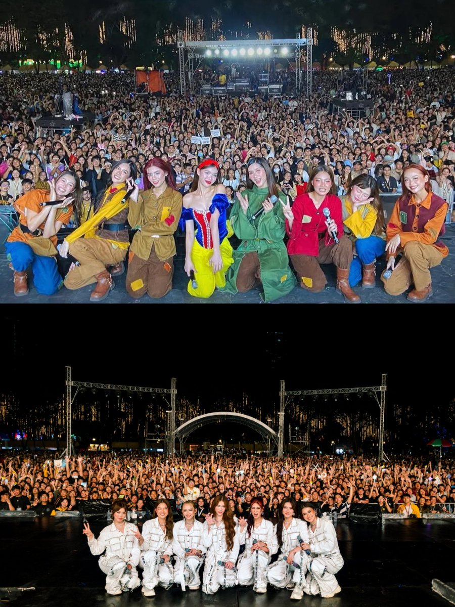 poganda_daily's tweet photo. this is where the magic of the universe began. 

with quiet prayers and hopeful hearts, they asked for them to be known. and now they're back—asking for guidance and blessing again as OPM reaches a global stage. may you all receive everything you've been quietly asking for. 🙏🏻

malayo na, pero malayo pa. 💛🫂✨ proud na proud sa inyong walo. 🌸✨