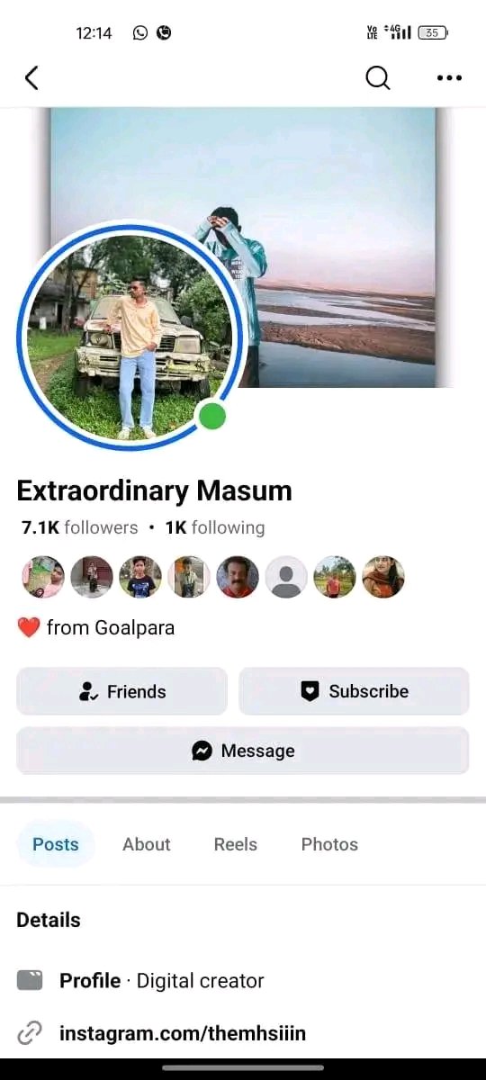 Abhilas45690487's tweet photo. @assampolice @GuwahatiPol @DGPAssamPolice This Fb account known as Extraordinary Masum is celebrating the ongoing atrocities in Bangladesh.Please look into this matter and take necessary actions
Profile link- https://t.co/UuZuNhkpHE https://t.co/LsgpOZl1O6