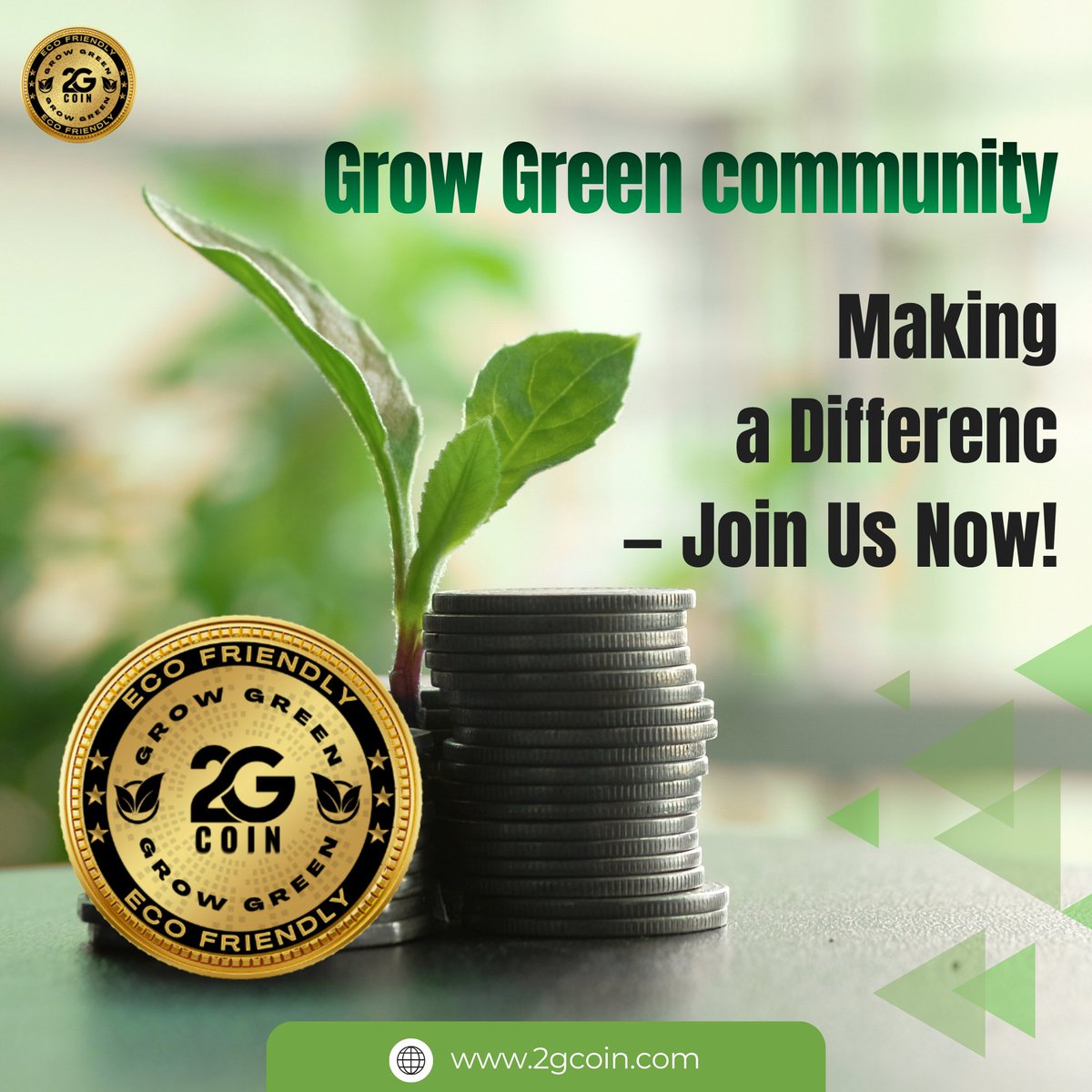 The future of crypto is green, powerful, and sustainable 
Join the Grow Green Community and grow with 2G Coin.
💰 Smart investment.
🌍 Real impact.
🚀 Future growth.

👉 2gcoin.com
#GrowGreen #2GCoin #GreenCrypto #DigitalFuture