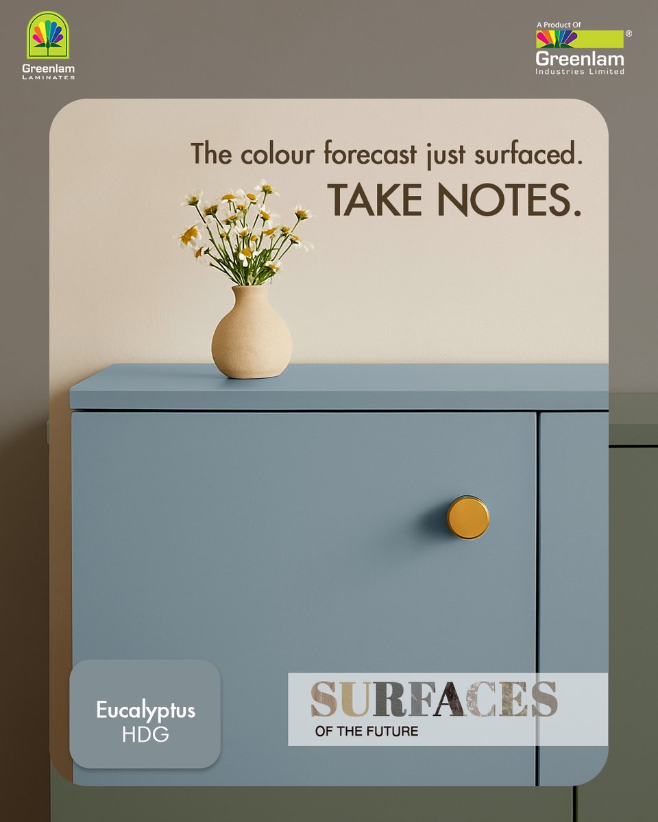Greenlam01's tweet image. Take notes, transform spaces.

Our new collection features new designs, colours, textures and more!

#GreenlamLaminates #NewCollection #TextureLaminates #InteriorDesign #InteriorTrends #DesignInnovation #ModernInteriors #GreenlamIndustries