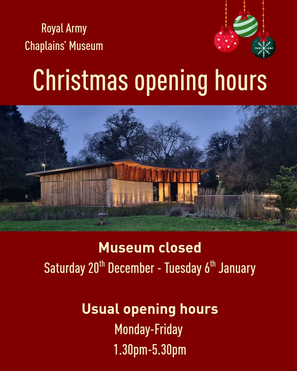 Royal Army Chaplains’ Museum : Faith In The Forces tweet media