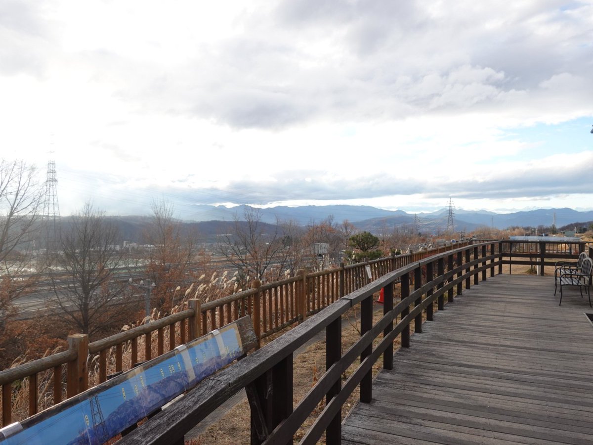 この景色が見てると長野に来た感じがする。晴れてくれてよかった。何時