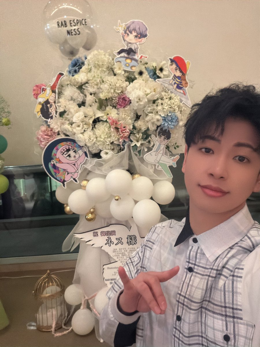 コネクト5のフラワー撮ったのにあげるの忘れてたマン😂 ありがと