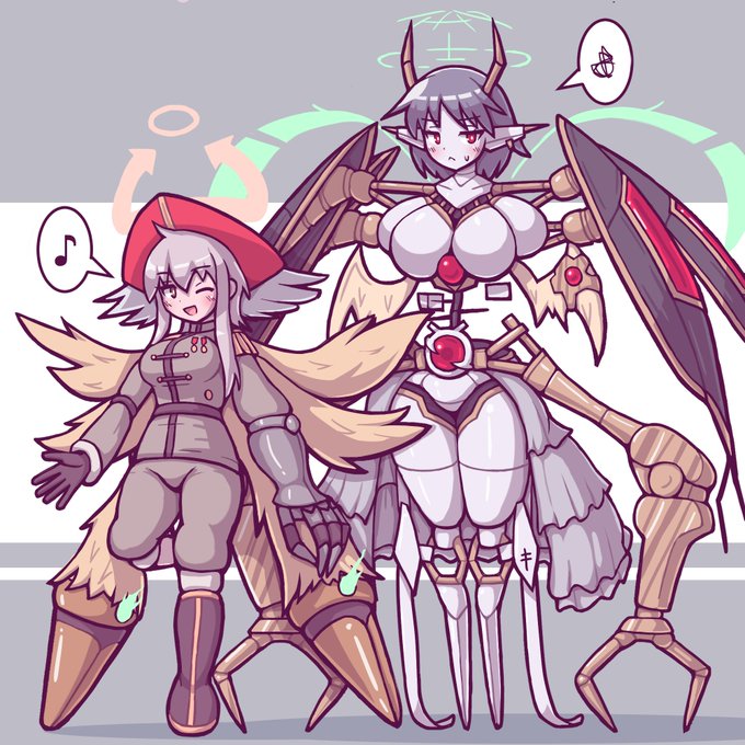 もんぱら終章クリア記念にシオンとグノーシスさん
この2人の掛け合いが癒しだったよね…
#もんぱら 