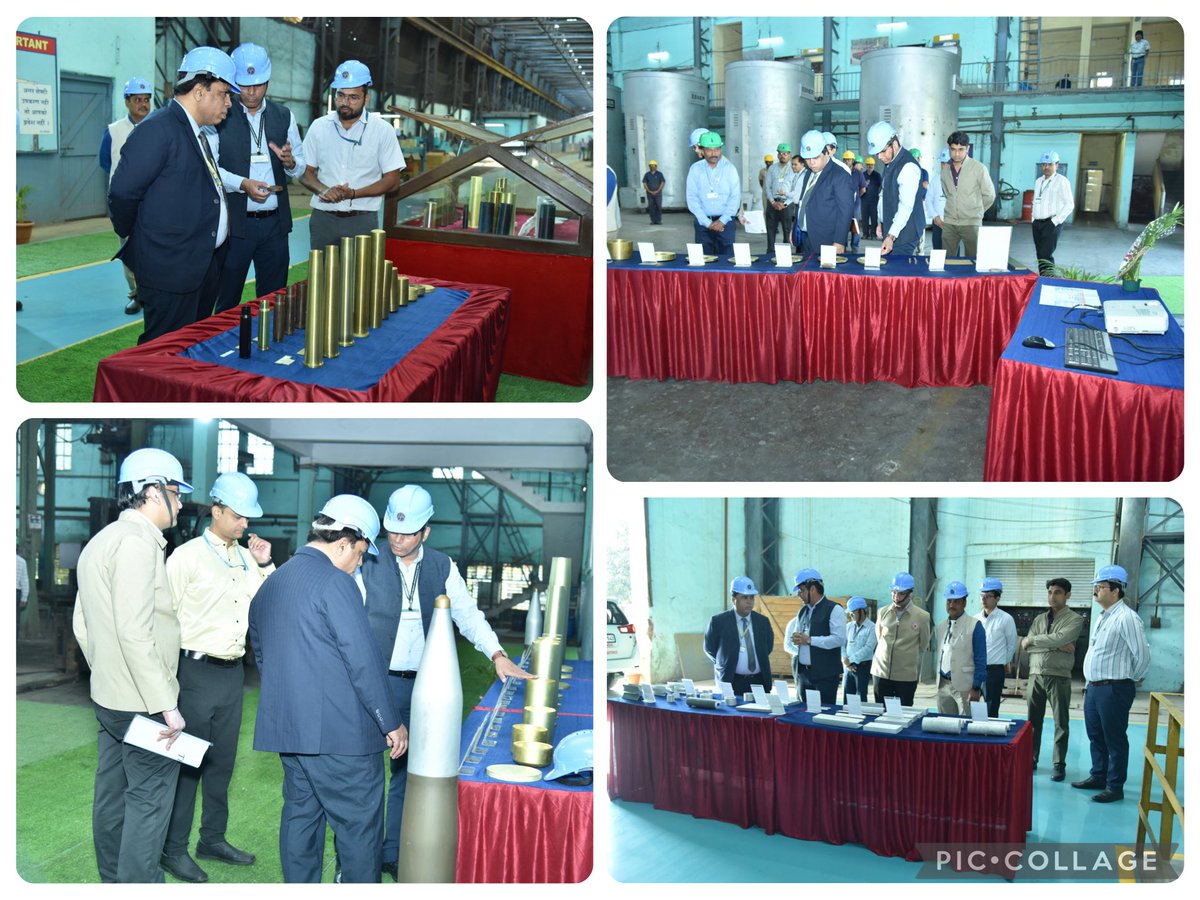 GM_OFA_YIL's tweet photo. Shri Rajeev Kalra, Director(Finance), Yantra India Limited visited OFA on 19.12.2025. He reviewed the latest production developments of the factory and met with all officers and office bearers of unions &amp; associations. @YantraIndiaLtd https://t.co/rgOrykDcPp