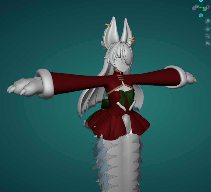 vanillapython's tweet photo. decided to make myself a christmas outfit https://t.co/ldRL64ONQ4