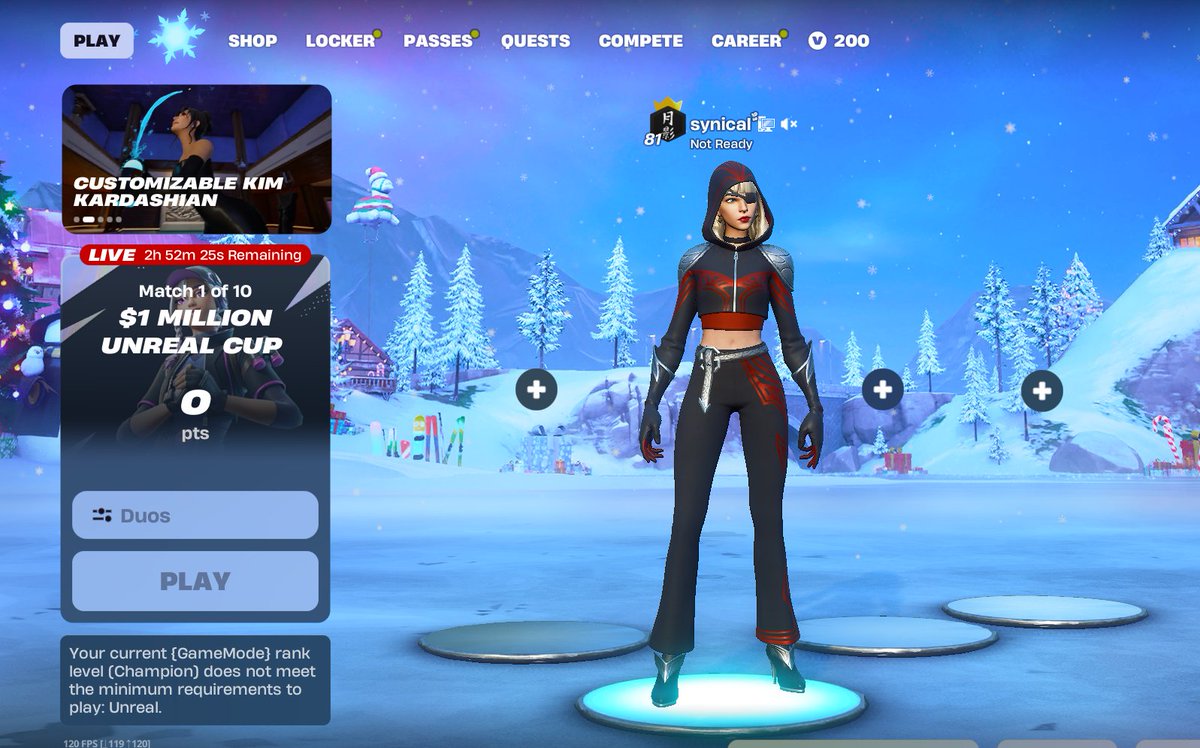 unreal but cant play unreal cup <a href="/FortniteStatus/">Fortnite Status</a> <a href="/FNCompetitive/">Fortnite Competitive</a> 🤔