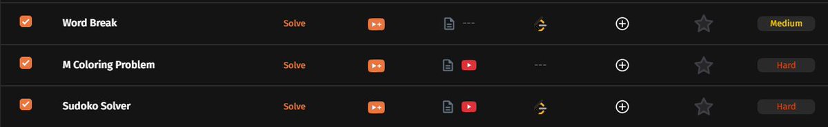 amanrajput_ar17's tweet image. Day_63 of #100DaysOfCode
19/12 #TUFWinterArc
@takeUforward_ @striver_79
&amp;gt; Today's work :
- Sudoko Solver
- M Coloring Problem
- Word Break
x.com/amanrajput_ar1…