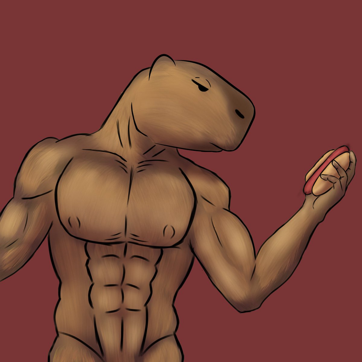 lofi_project's tweet photo. Capybara chad comission 🤫🗿 https://t.co/mmXzTK0voS