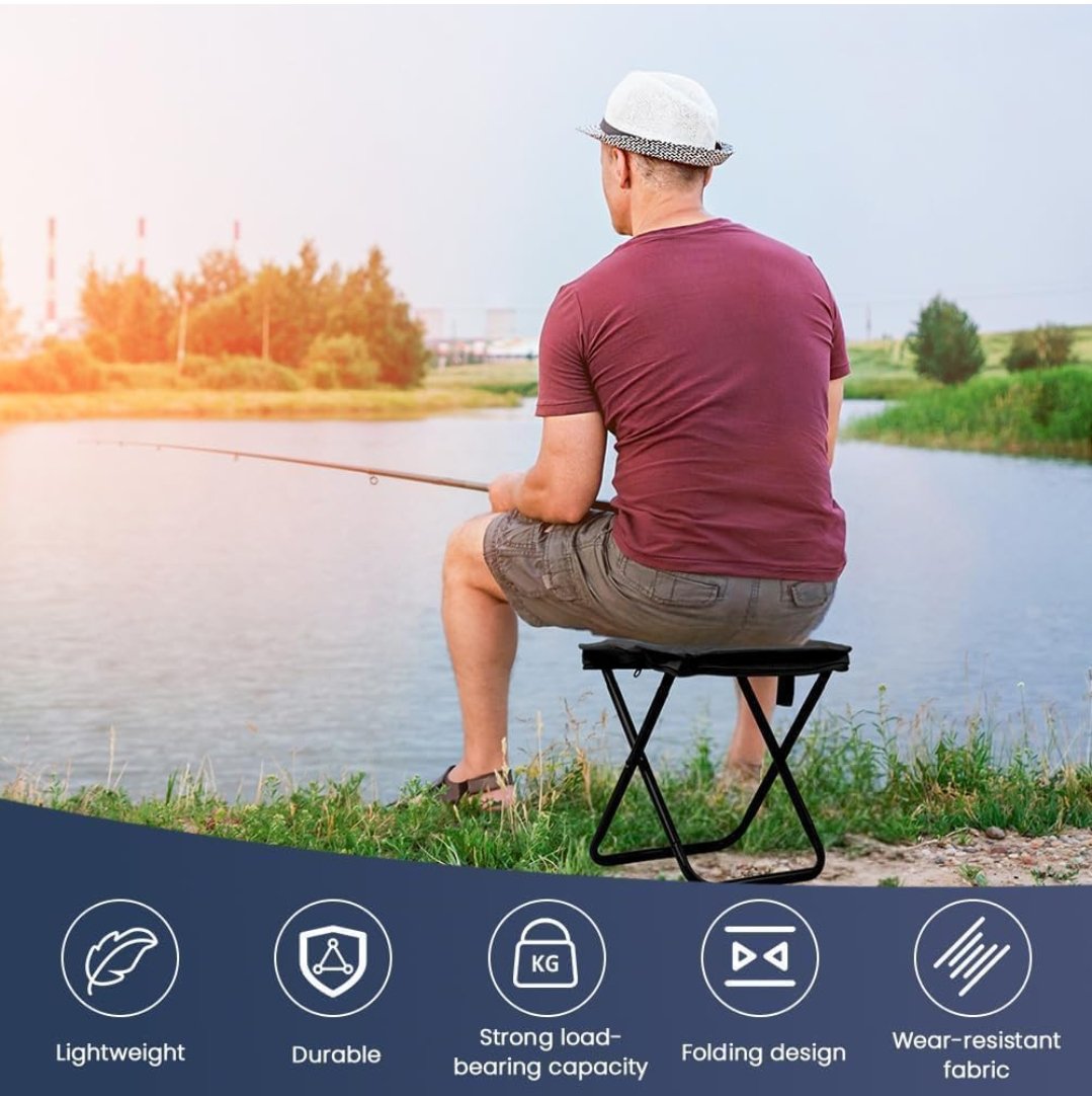 DealzOffer's tweet photo. MOROVIK Folding Stool, Mini Outdoor Camping Stool
Price Rs.474
Rating 4.2/5
Link to buy 👉https://t.co/Ro6Oo72fXT
#AmazingDeals #Dealsoftheday #Deals247 #Discount #Sale #Offers https://t.co/w8vmY6vLZJ