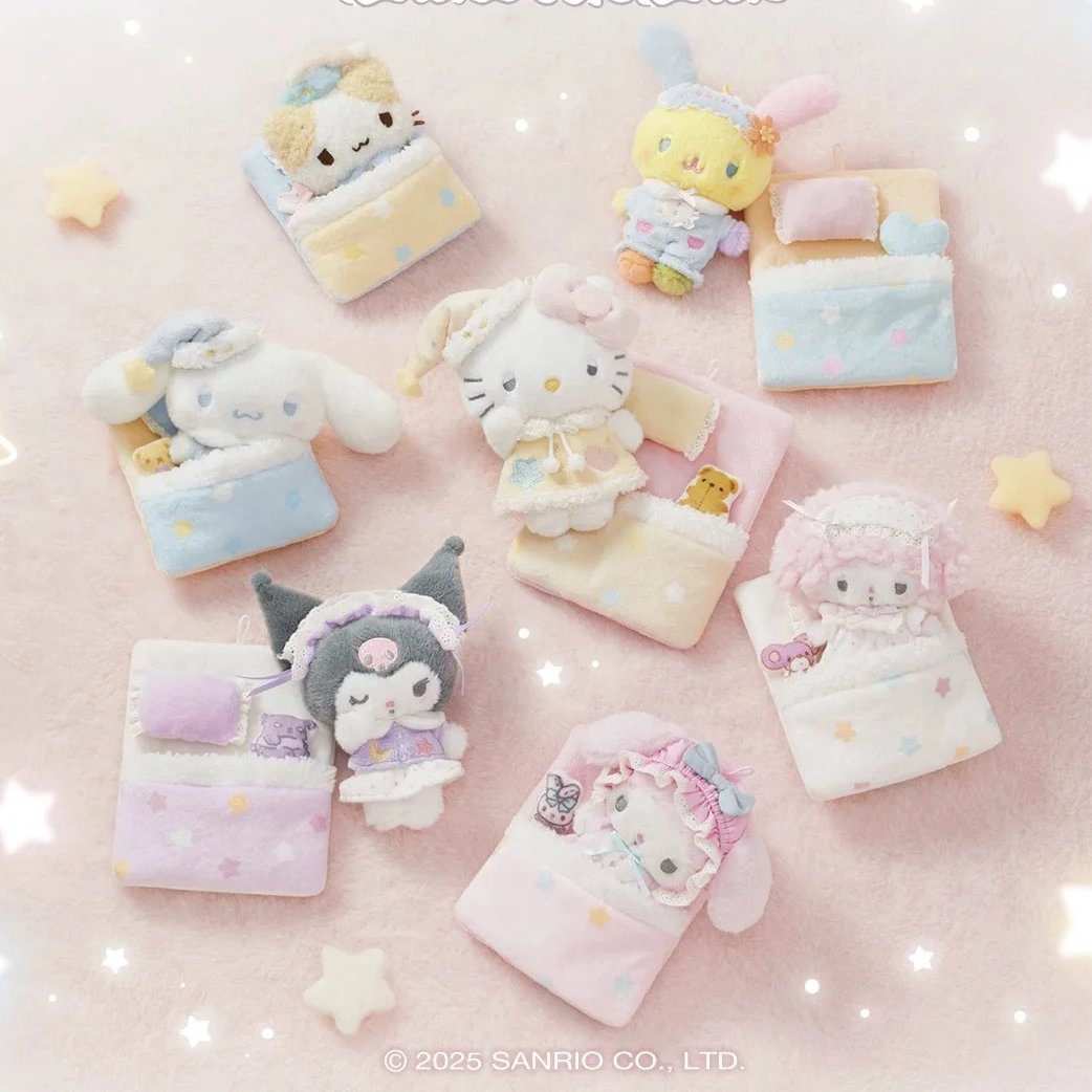 😴💤

 #マイメロディ #クロミ #ハローキティ #シナモロール # #ポチャッコ ＃ウサハナ #マシュマロみたいなふわふわにゃんこ