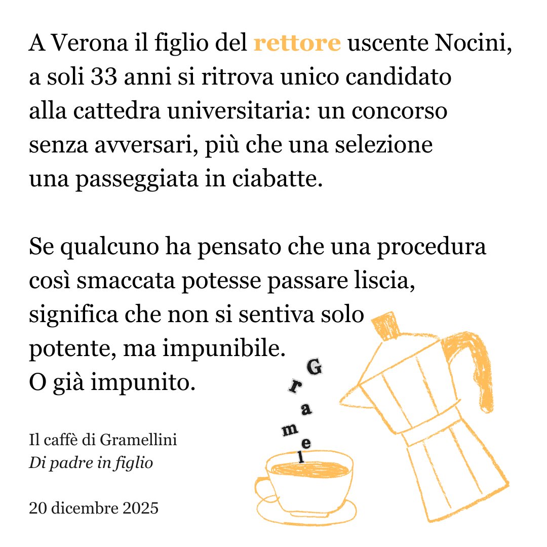 MaxGramel's tweet image. ☕️ "Di padre in figlio" - corriere.it/caffe-gramelli…