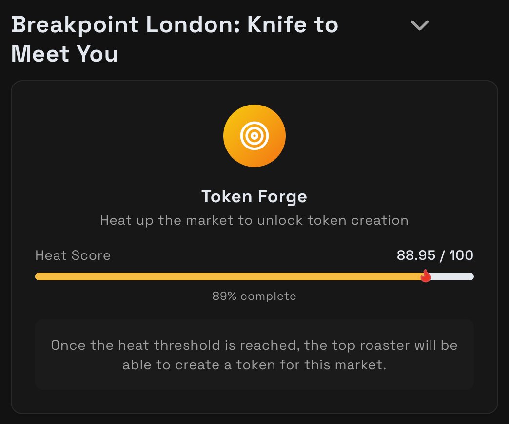Few roasts away from forging next culture coin

Participation decides ownership. Lurkers get nothing

Are you on the leaderboard yet?