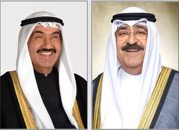 صاحب السمو تلقى رسالة تهنئة من ناصر المحمد بمناسبة مرور عامين على تولي سموه مقاليد الحكم: ليوفق الله الجميع لما فيه خير وخدمة الوطن العزيز 